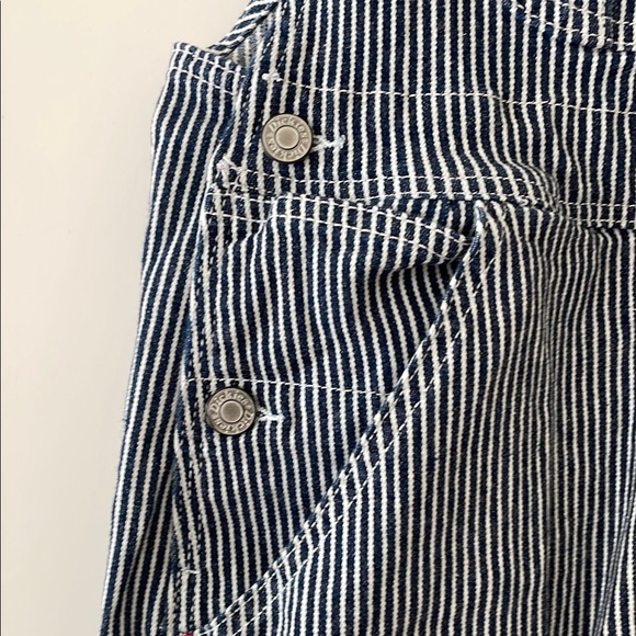 Dickies Striped Denim Overalls - Picture 3 of 4
